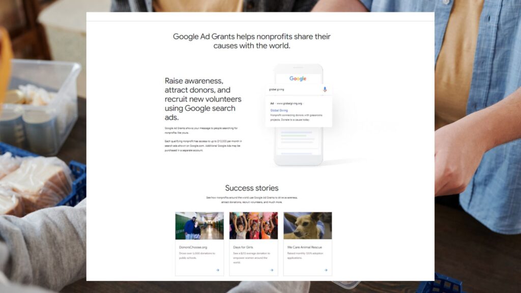 Google Ad Grants Program